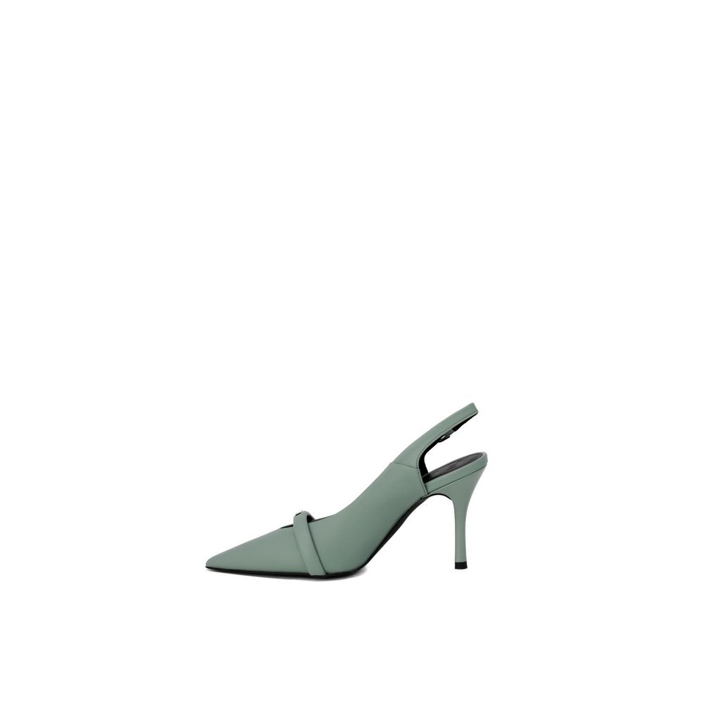 Furla Green Leather High Heel - Image 3