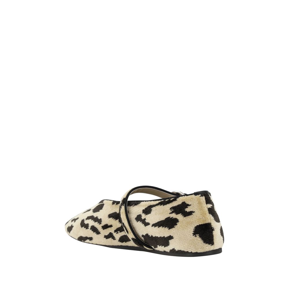 Le Monde Béryl Leopard Stella Ballerinas - Image 3