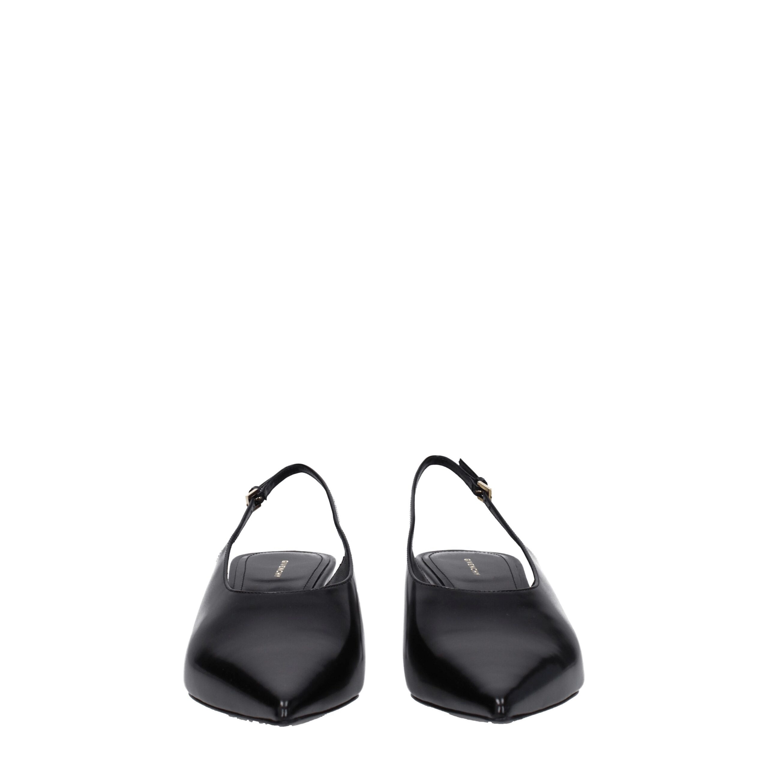 Givenchy Black Leather Mid Heel Pumps - Image 3