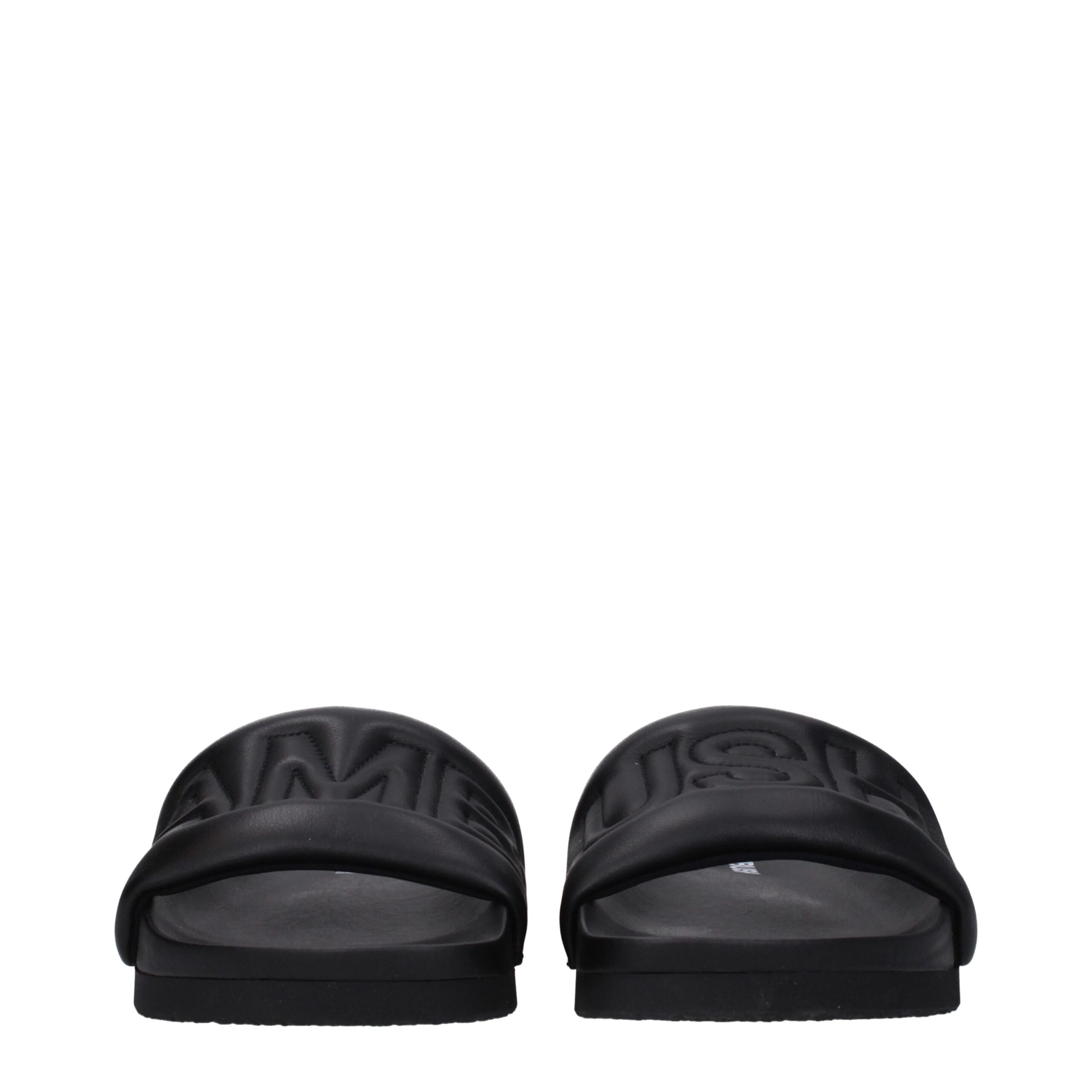 Ambush Black Leather Slippers - Image 3