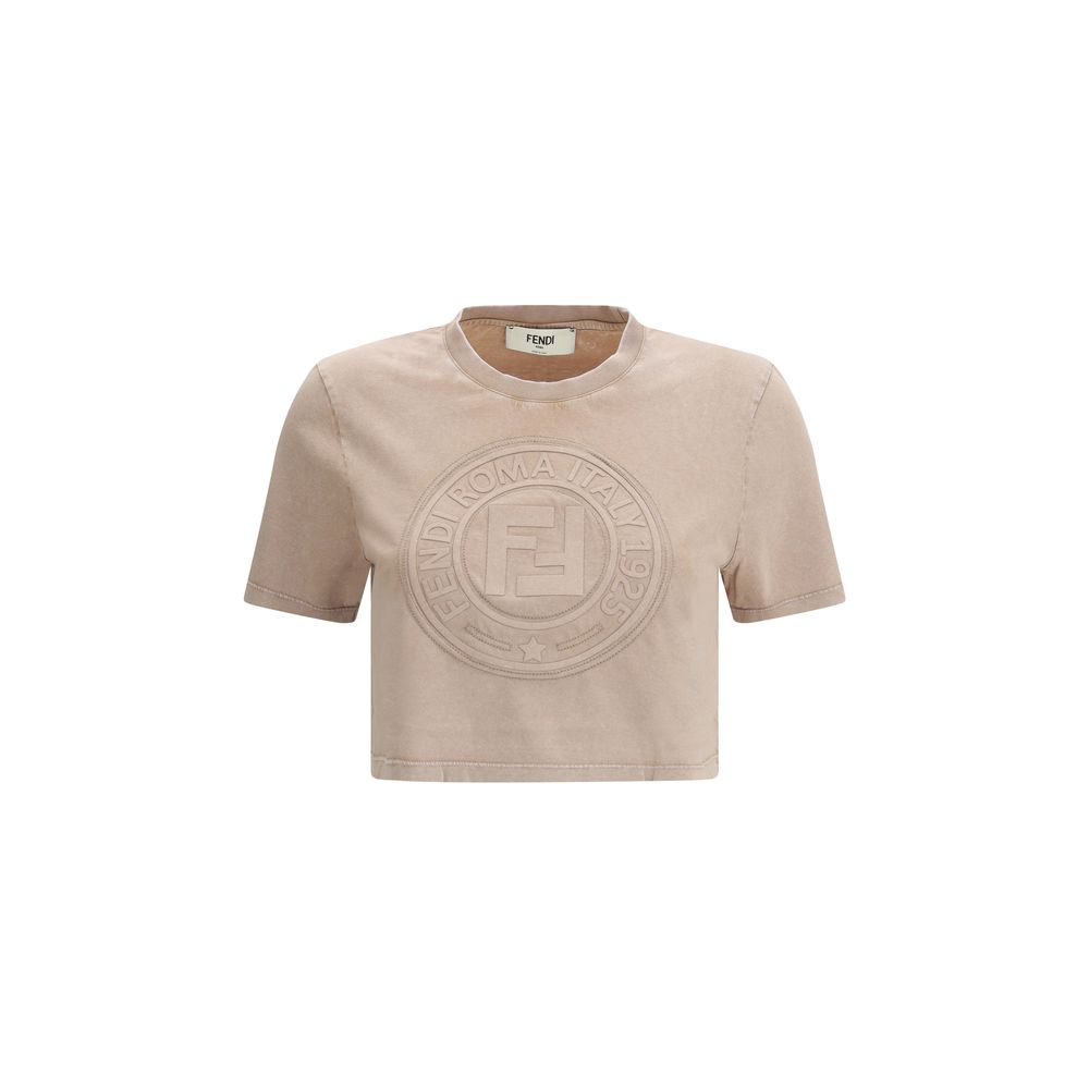 Fendi Cropped T-Shirt