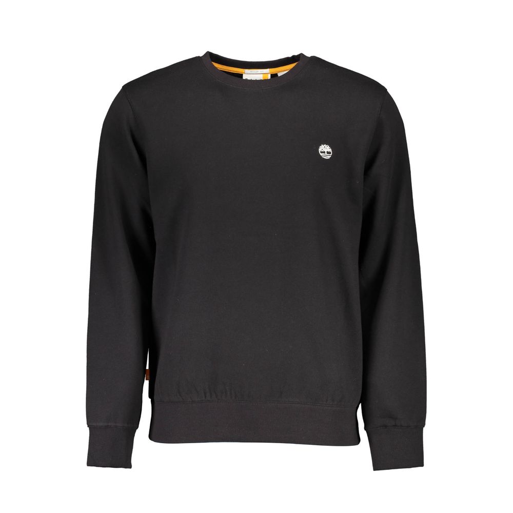 Timberland Black Organic Cotton Men Sweatshirt