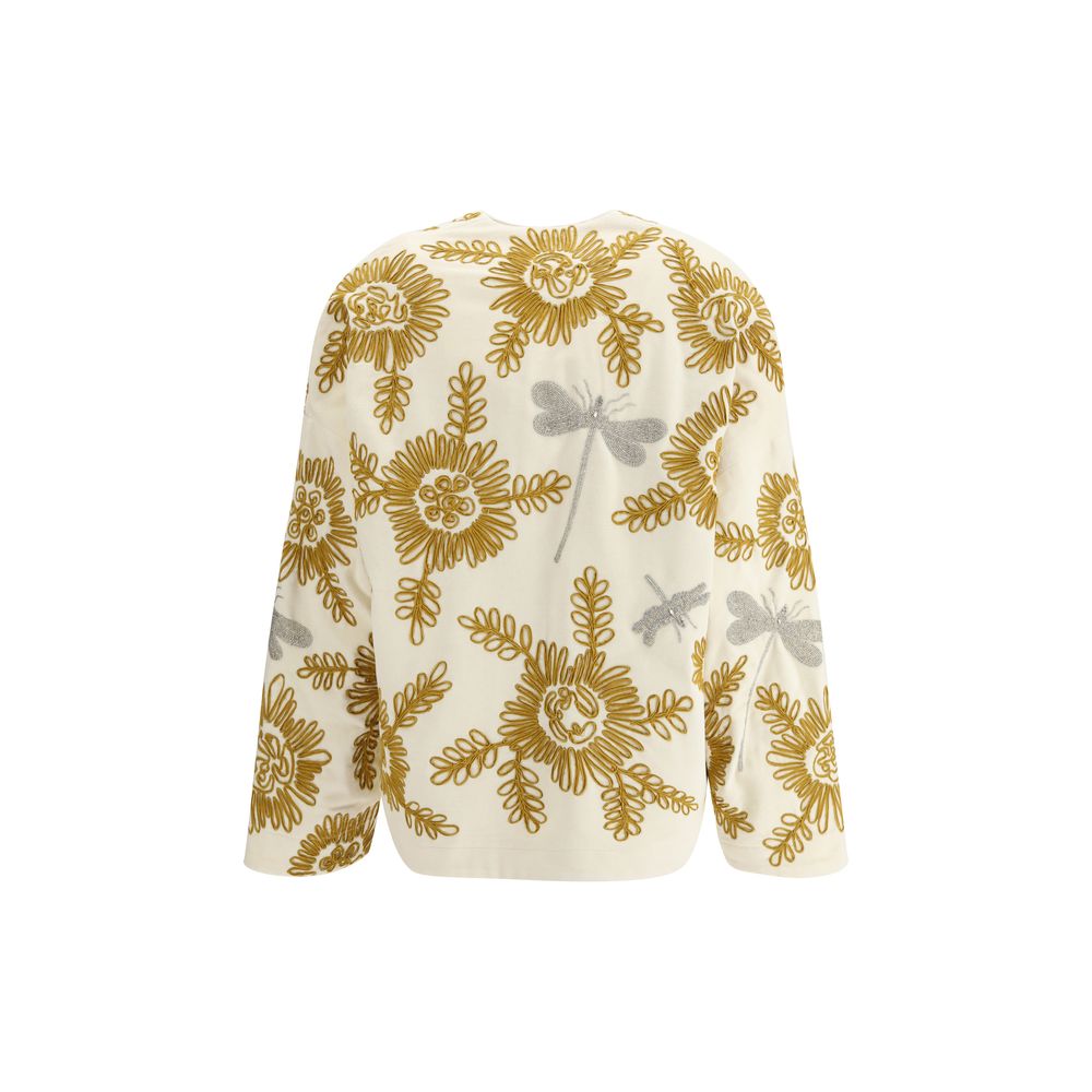 Forte_Forte Embroidered velvet Kimono - Image 2