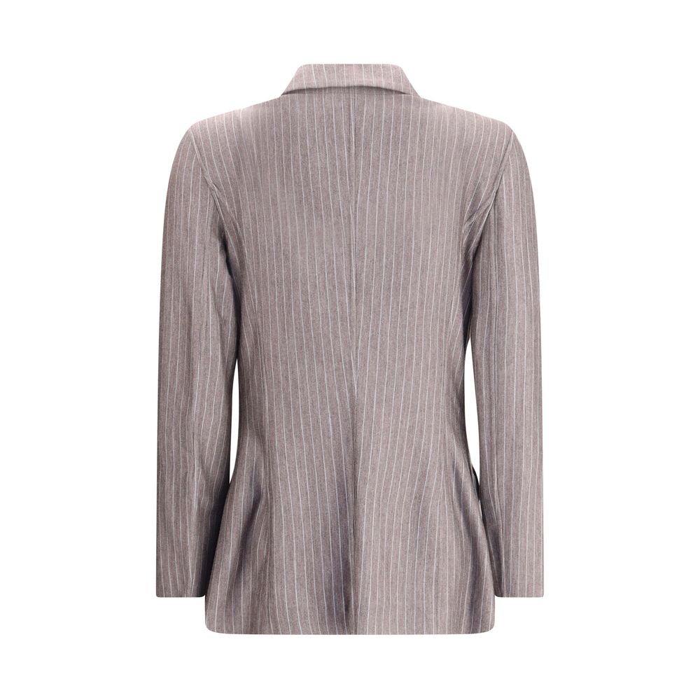 Giorgio Armani Brown Cashmere Blazer - Image 2
