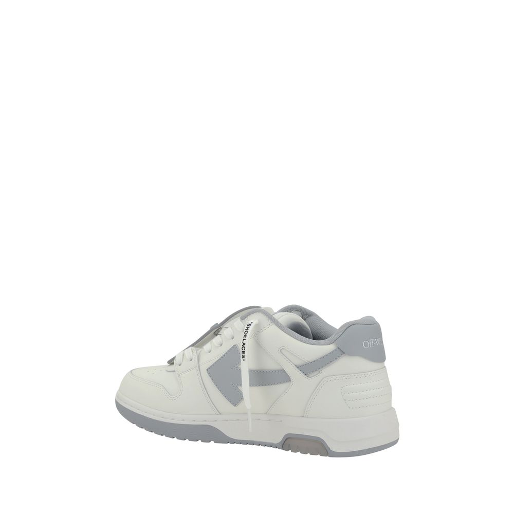 Off-White White Rubber Low Top Sneakers - Image 3