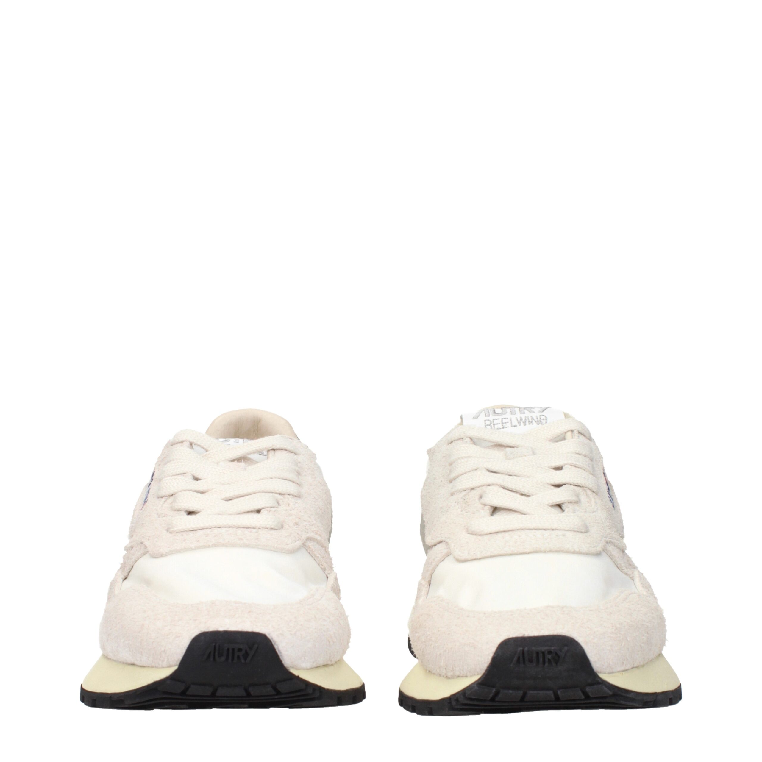 Autry Beige Fabric Low Tops - Image 3