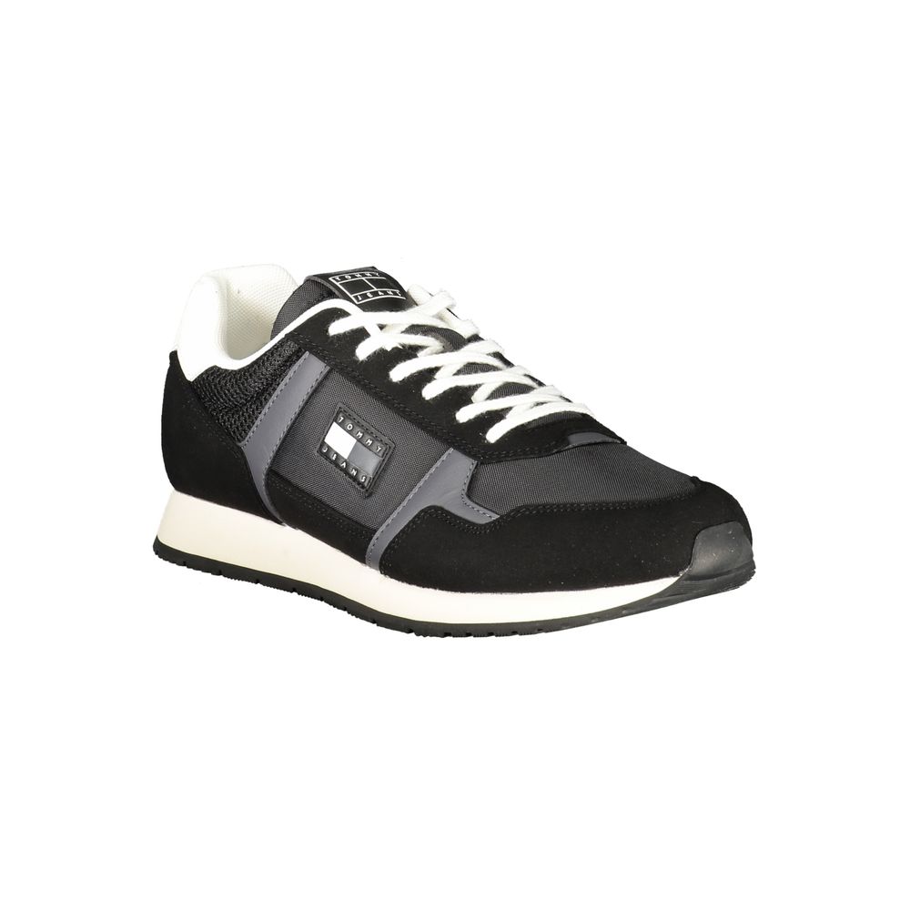 Tommy Hilfiger Black Polyester Men Sneaker - Image 2