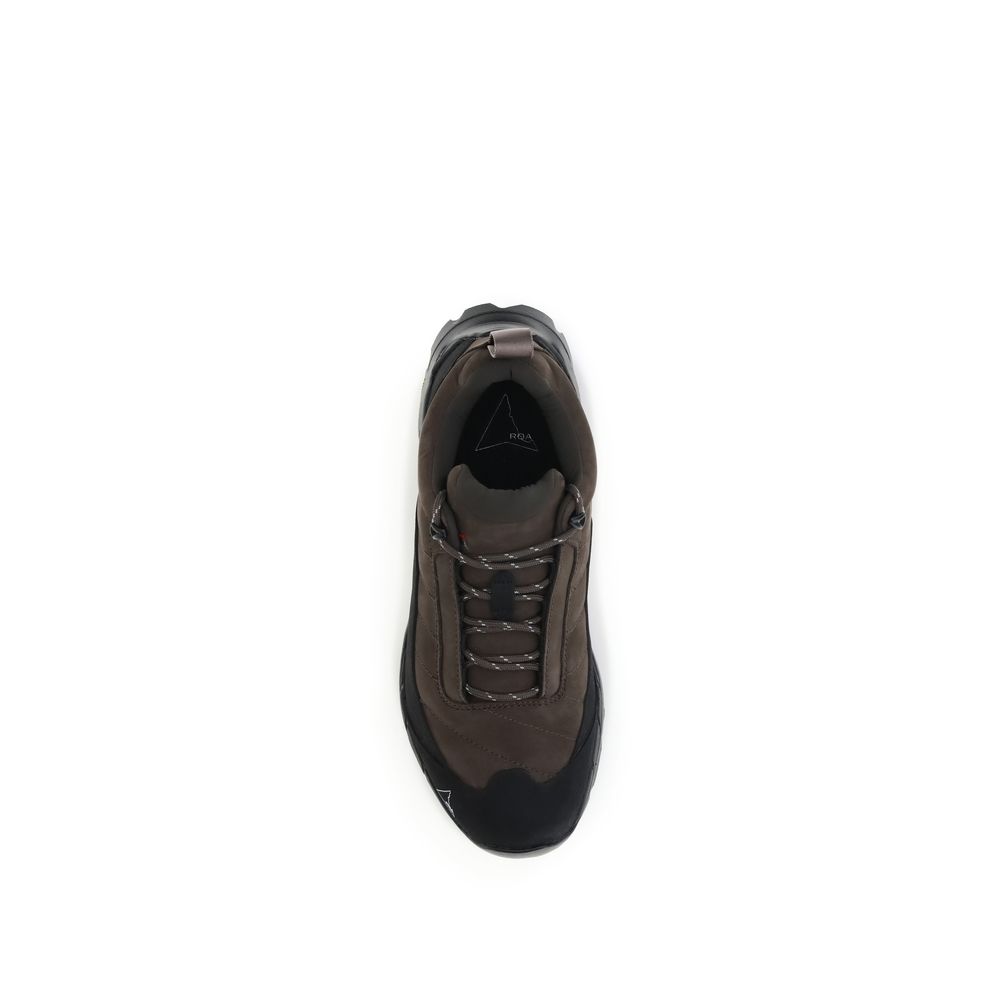 ROA Brown Calf Leather Bos Taurus Athletic Sneakers - Image 4