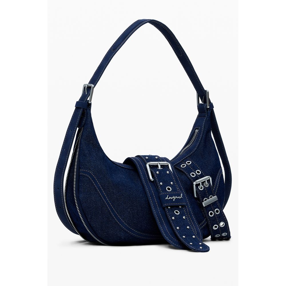 Desigual Blue Cotton Women Handbag - Image 2
