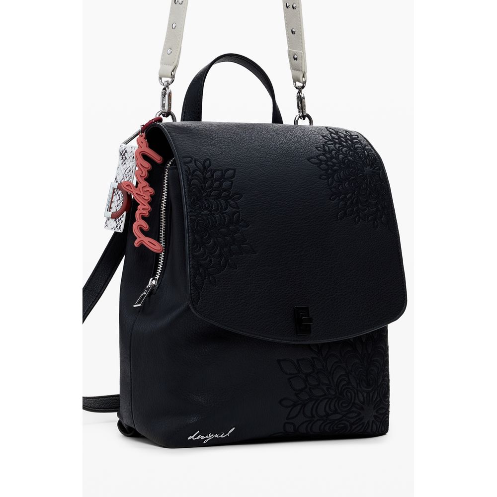 Desigual Black Polyethylene Women Backpack - Image 2