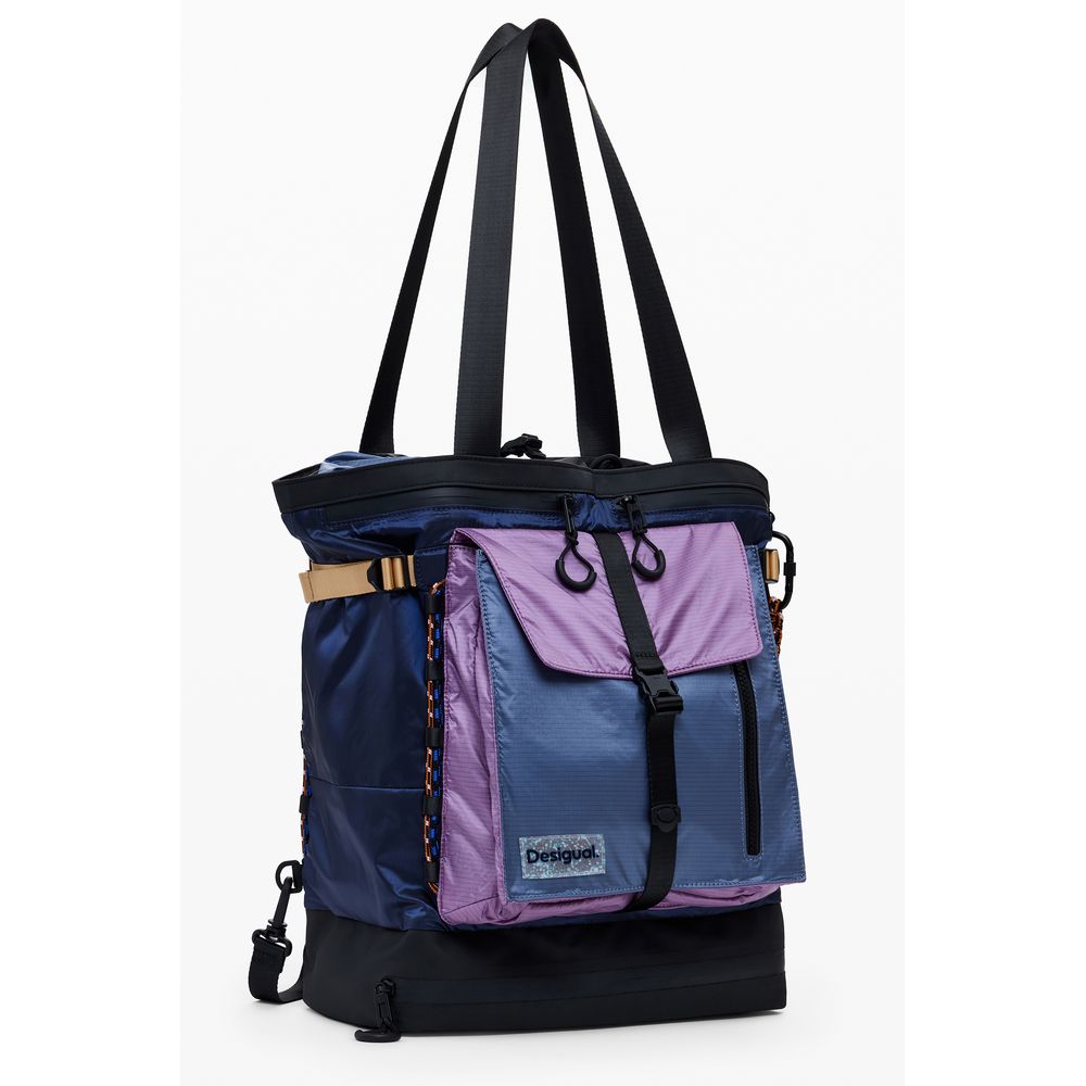 Desigual Blue Polyethylene Women Backpack - Image 2