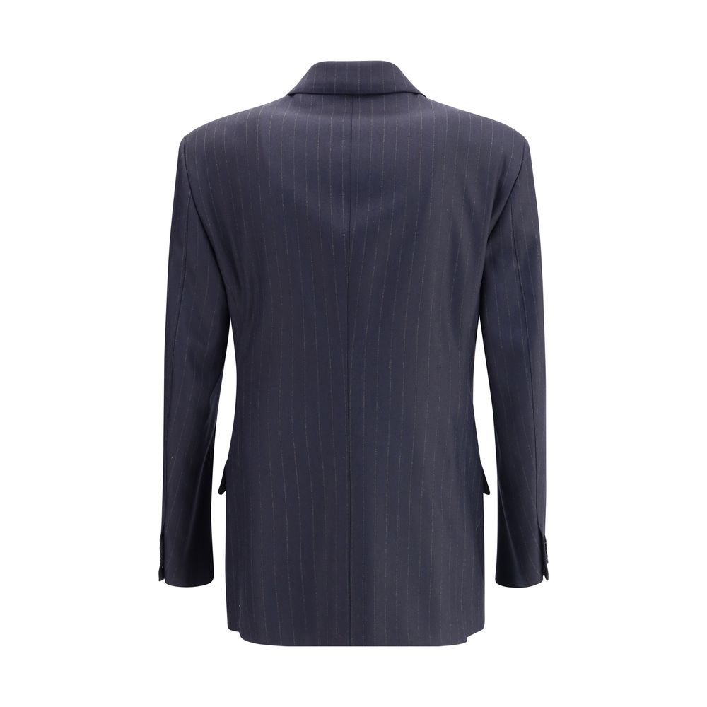 Tom Ford Blue Wool Blazer - Image 2
