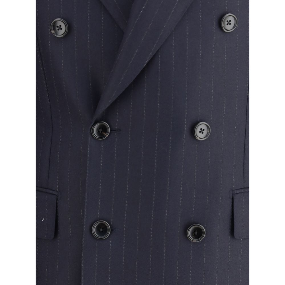 Tom Ford Blue Wool Blazer - Image 3