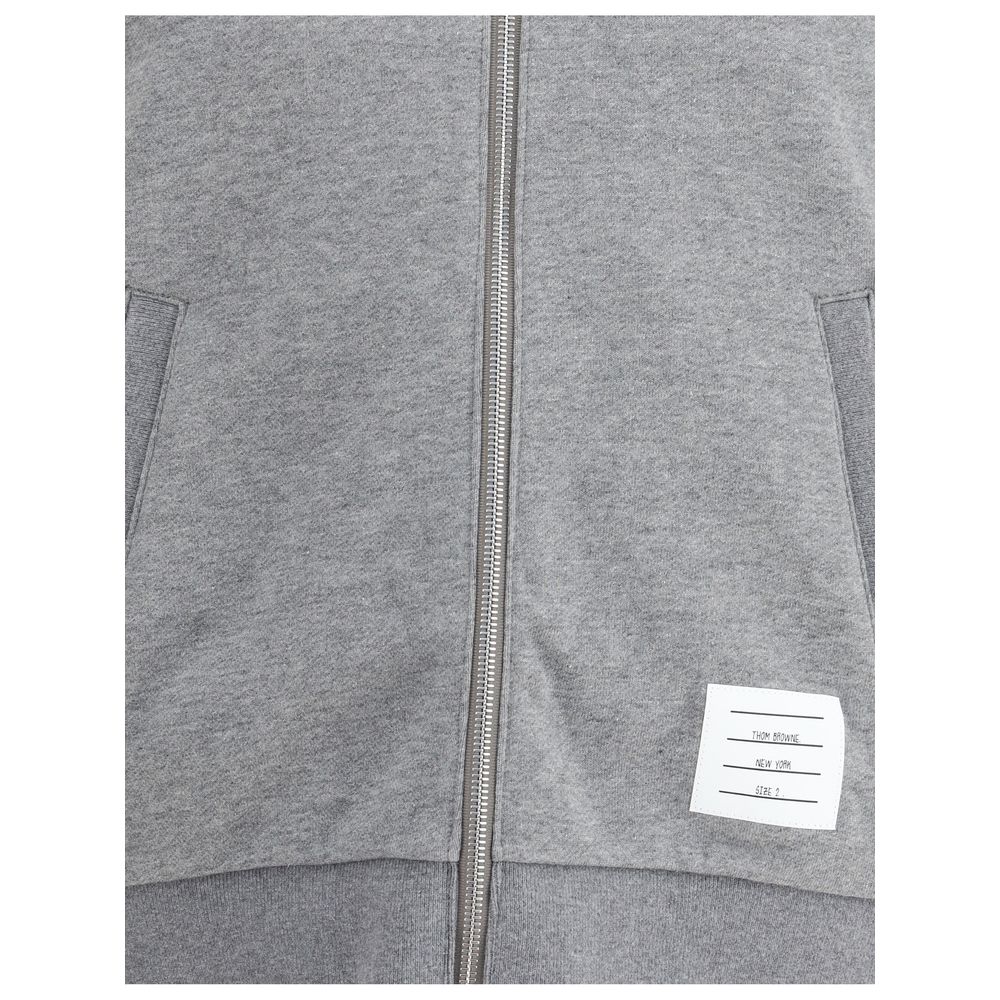 Thom Browne Gray Cotton Sweatshirt - Image 3