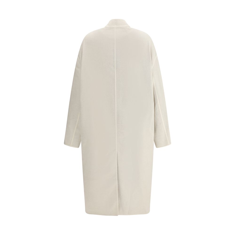 Rick Owens Cream Camel Hair Coat - Image 2