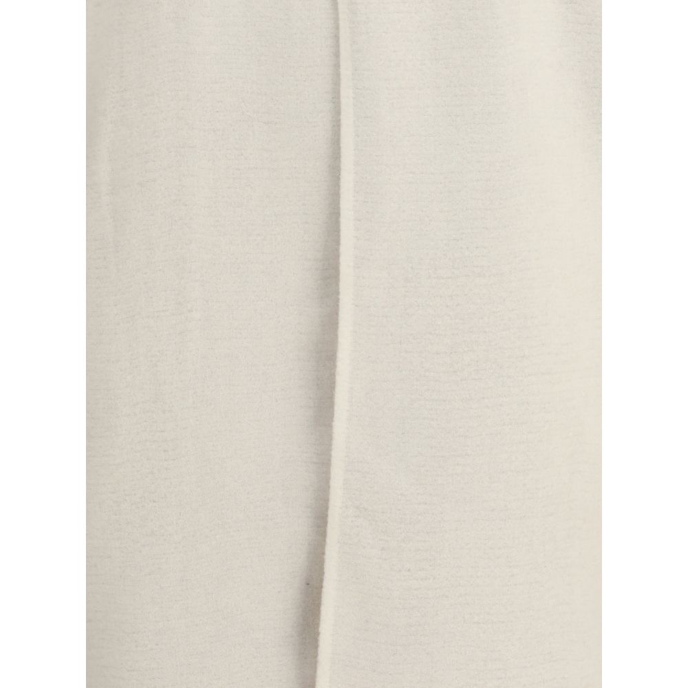 Rick Owens Cream Camel Hair Coat - Image 3