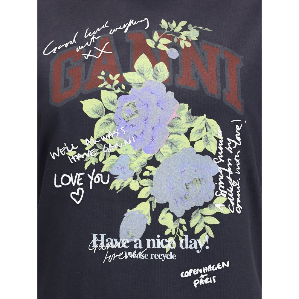 Ganni Rose T-Shirt - Image 3