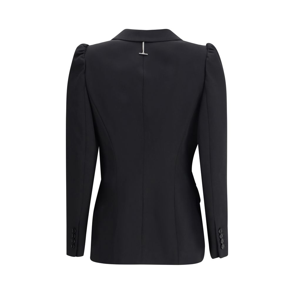 Alexander McQueen Black Wool Coat - Image 2
