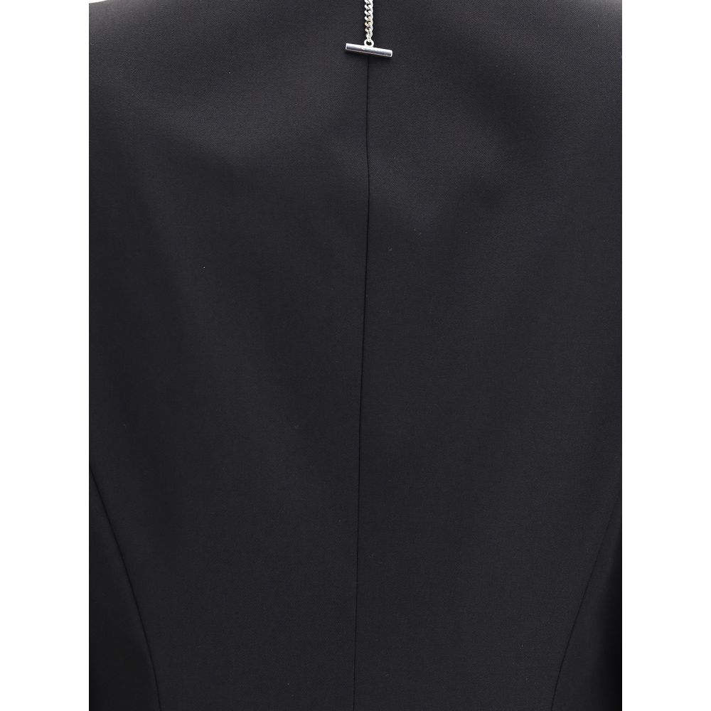 Alexander McQueen Black Wool Coat - Image 3