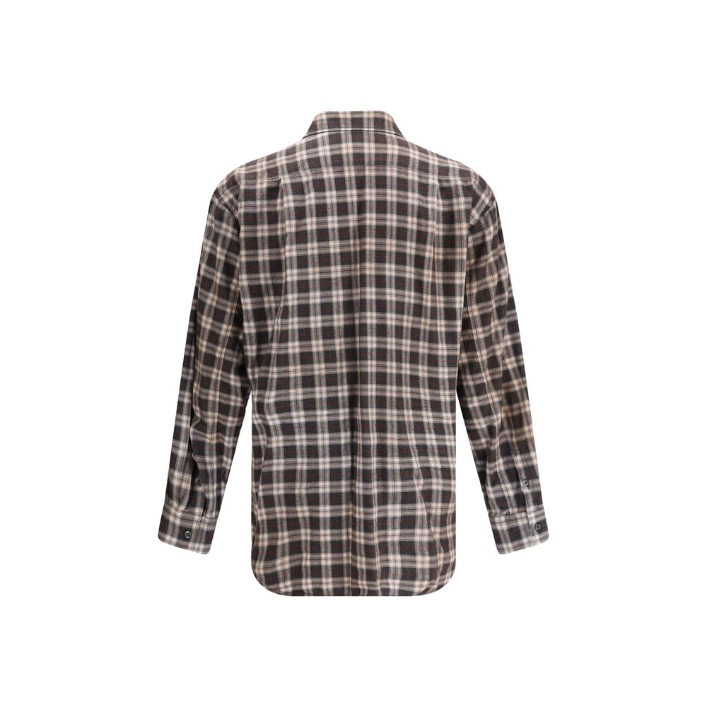 Dsquared² Brown Cotton Pattern Shirt - Image 2