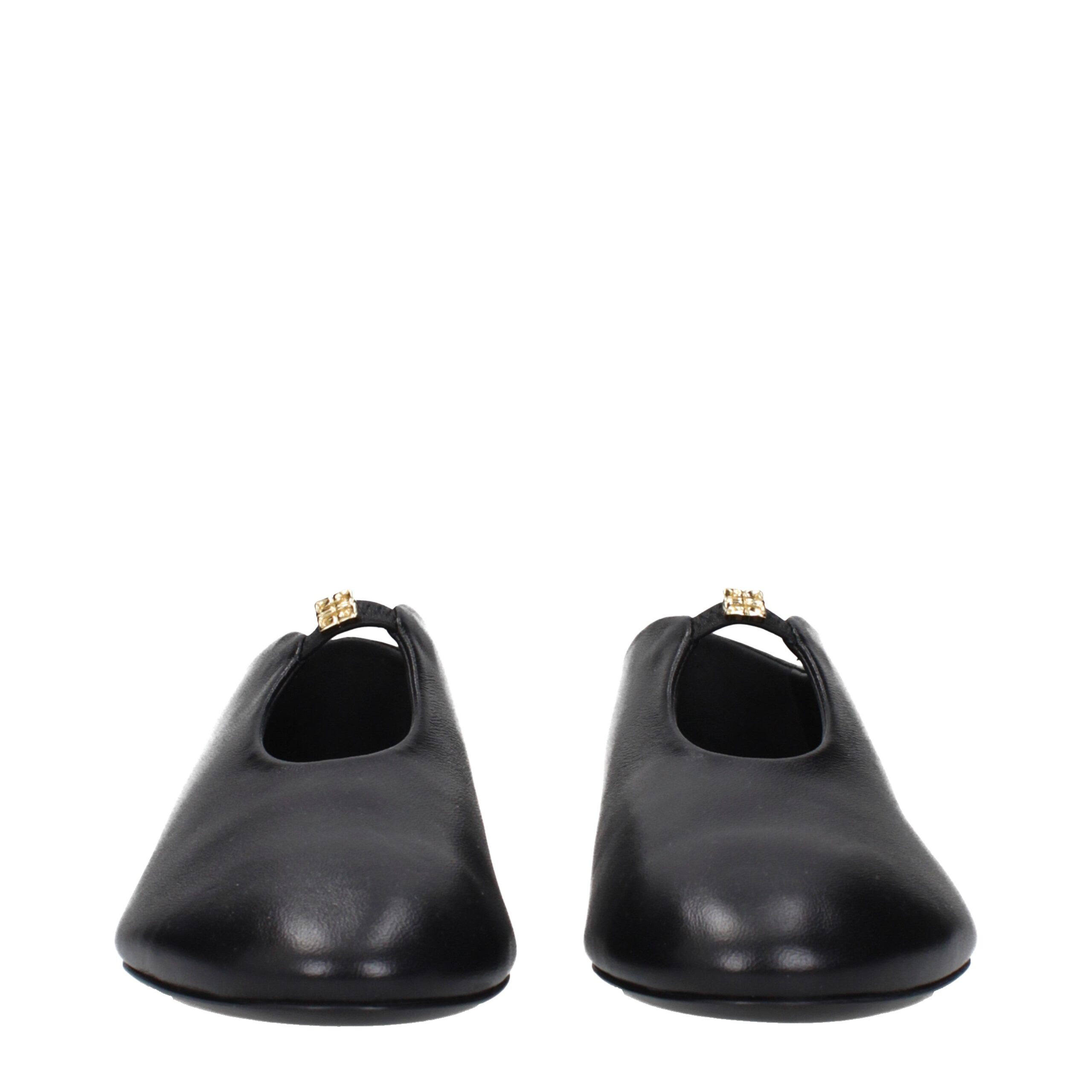 Givenchy Black Leather Ballet Flats - Image 3
