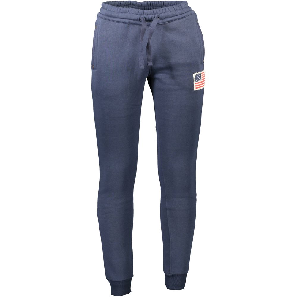 U.S. POLO ASSN. Blue Cotton Joggers (Workout Pants)