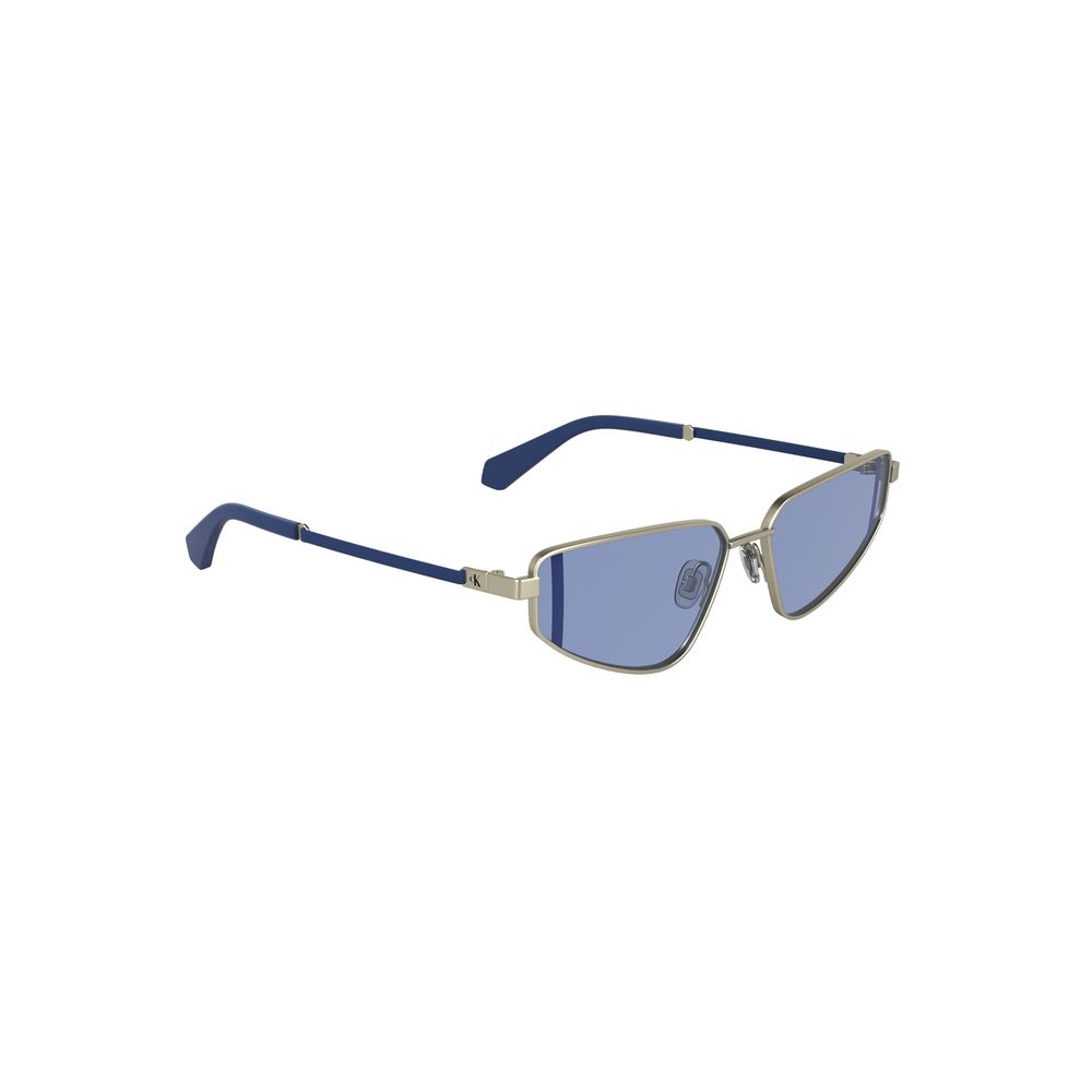 Calvin Klein Gray Metal Women Sunglasses - Image 3