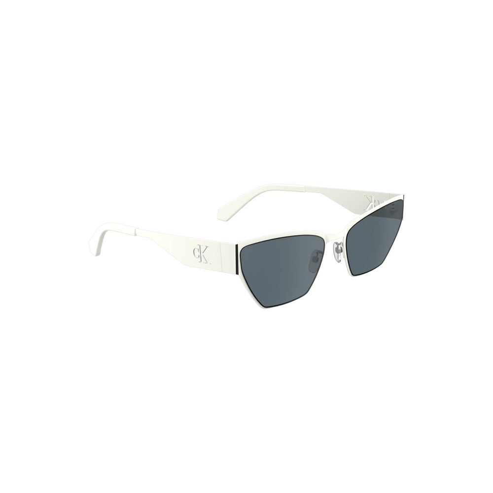 Calvin Klein White Metal Women Sunglass - Image 3