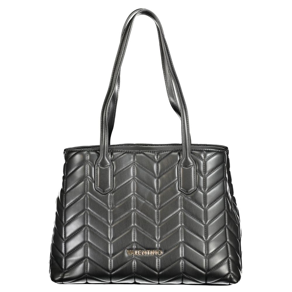 Mario Valentino Black Polyurethane Women's Handbag