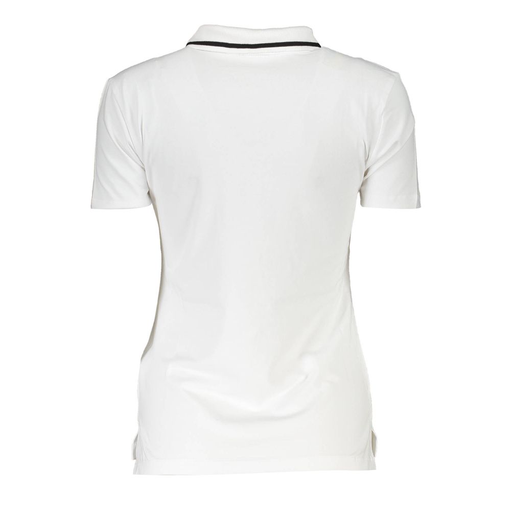 Fila White Cotton Womens Polo Shirt - Image 2