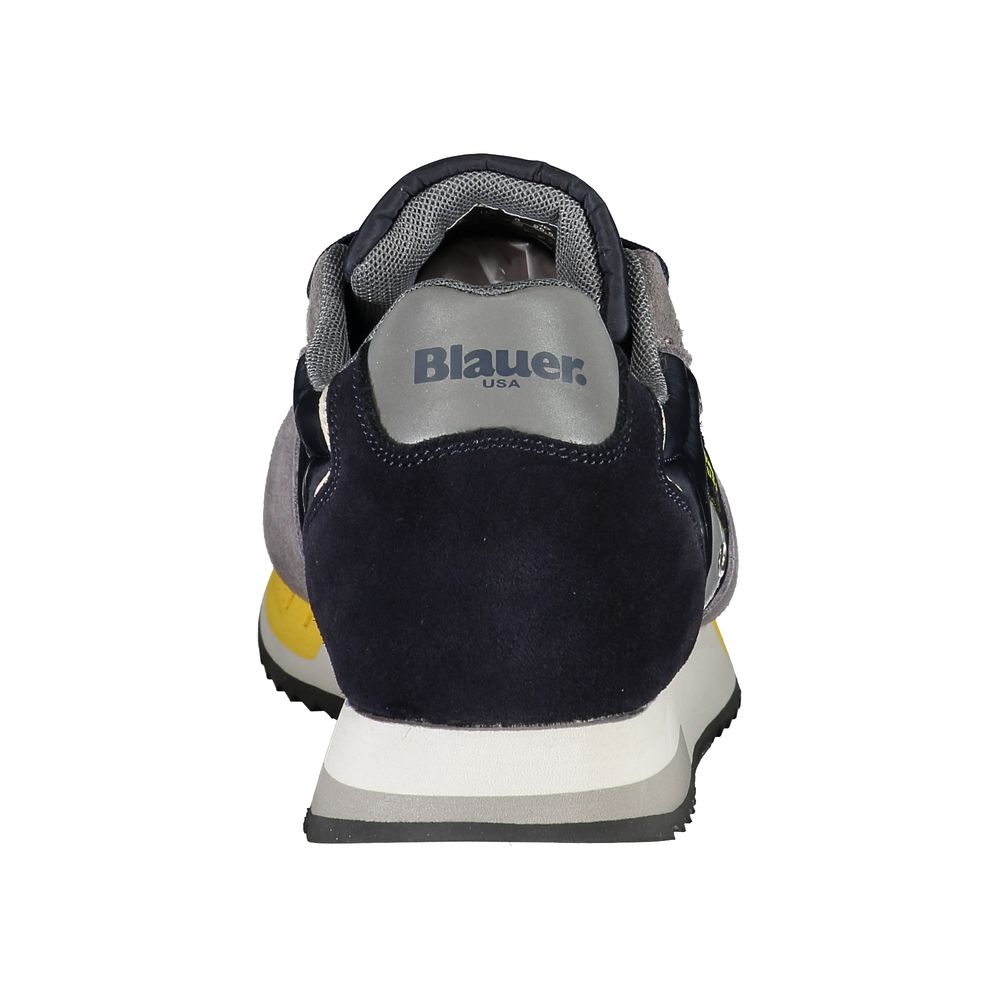 Blauer Blue Leather Men Sneaker - Image 2