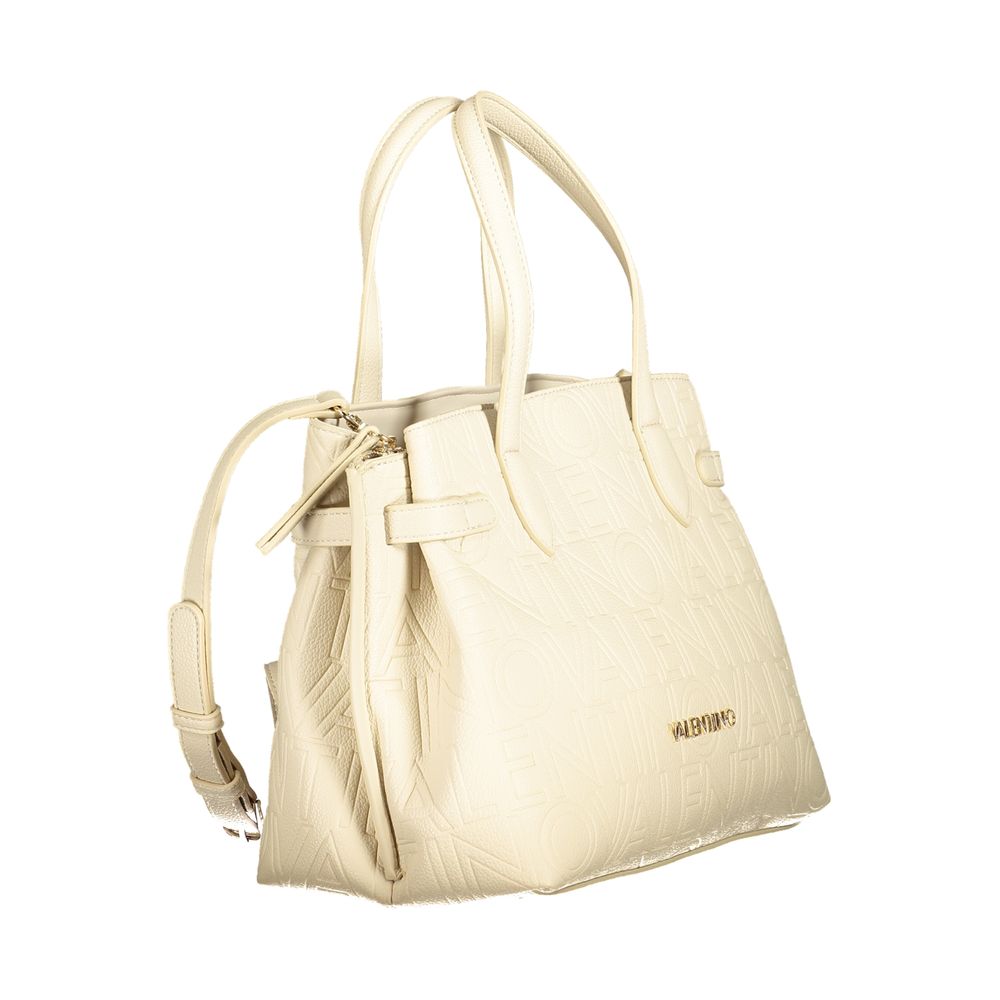 Mario Valentino Beige Polyethylene Women Handbag - Image 3