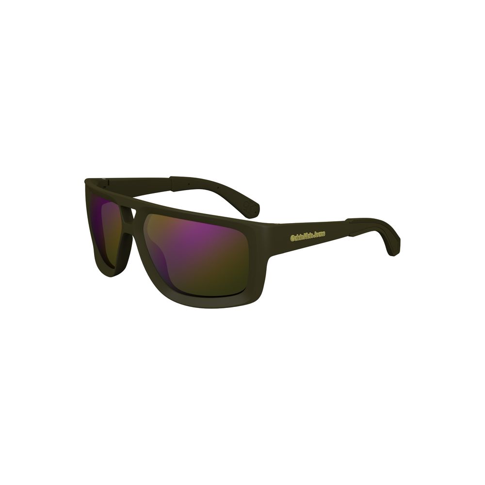 Calvin Klein Green Plastic Men Sunglass - Image 2