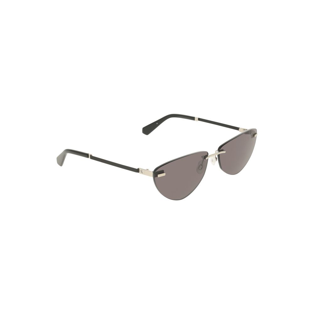 Calvin Klein Black Metal Women Sunglass - Image 3