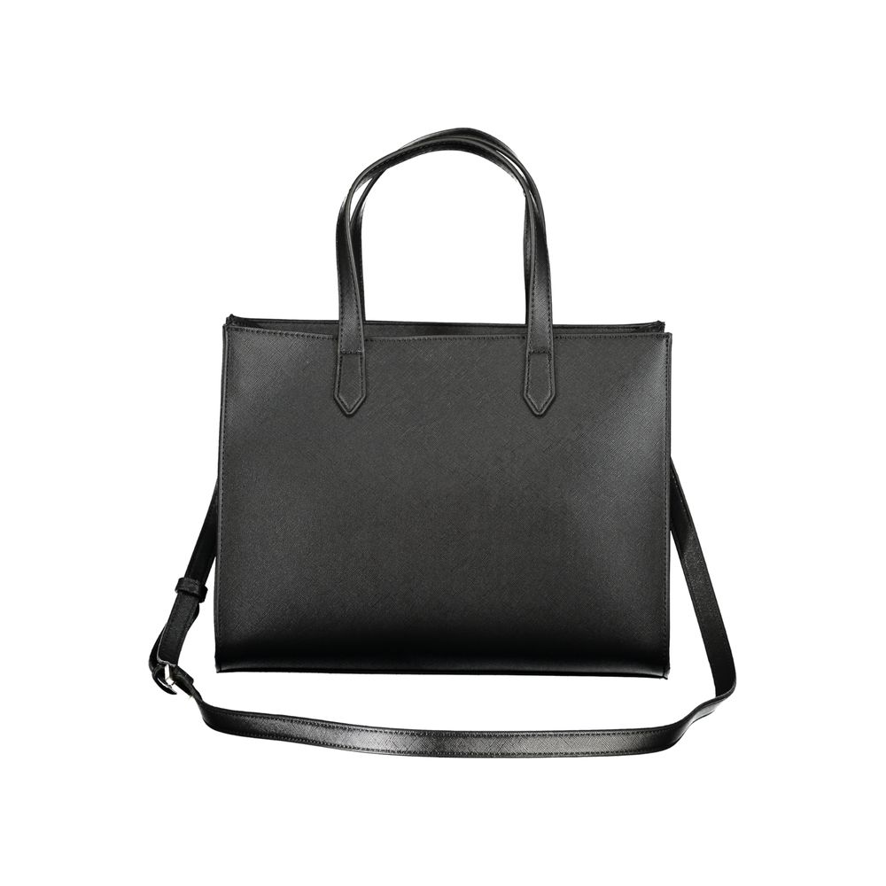 Mario Valentino Black Polyurethane Women Handbag - Image 2