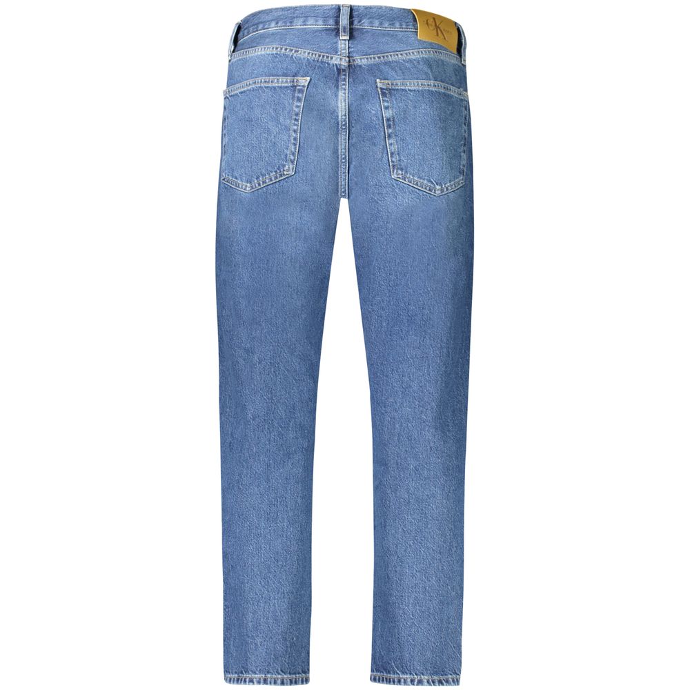 Calvin Klein Blu Cotton Men Jeans - Image 2