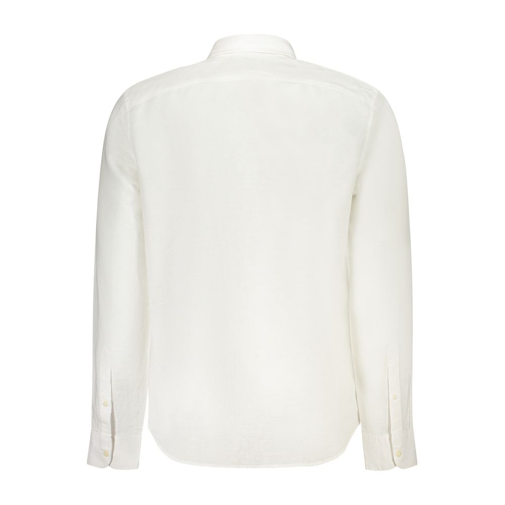 Timberland White Linen Men's Shirt - Image 2