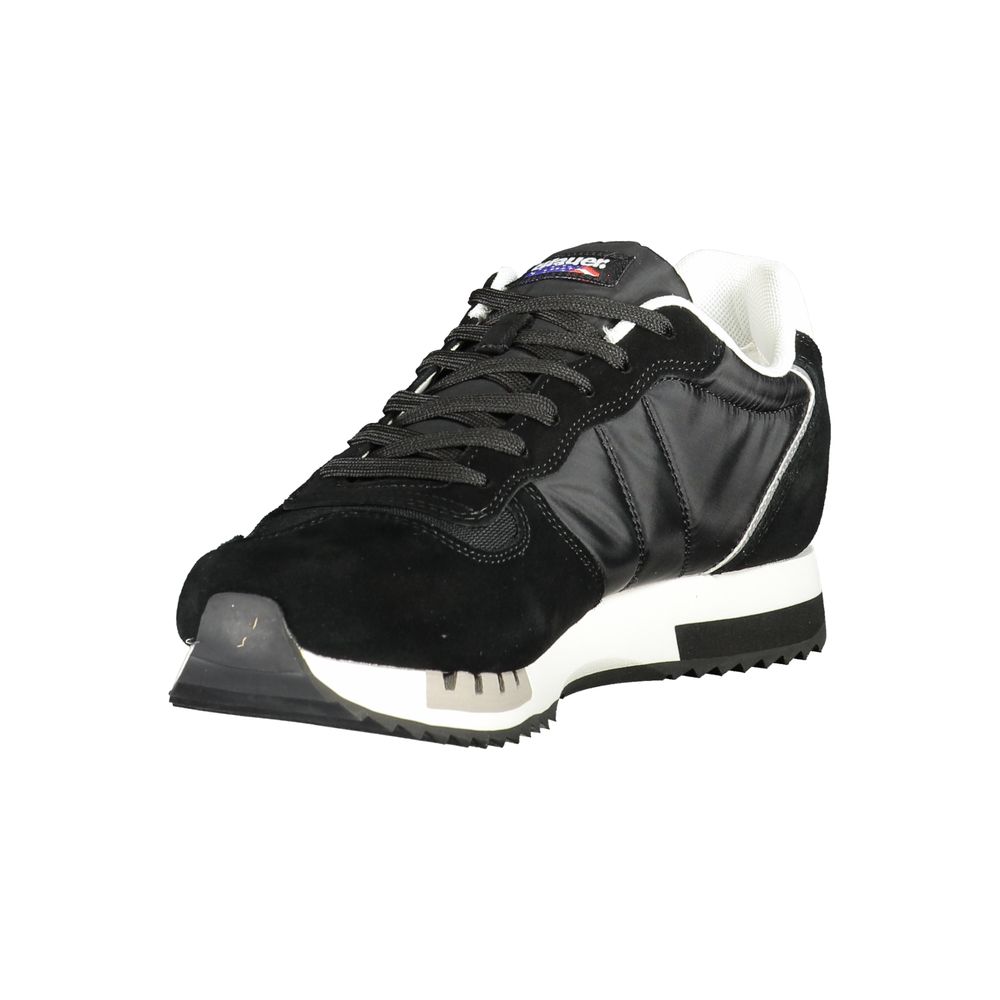 Blauer Black Polyurethane Men's Sneaker - Image 3