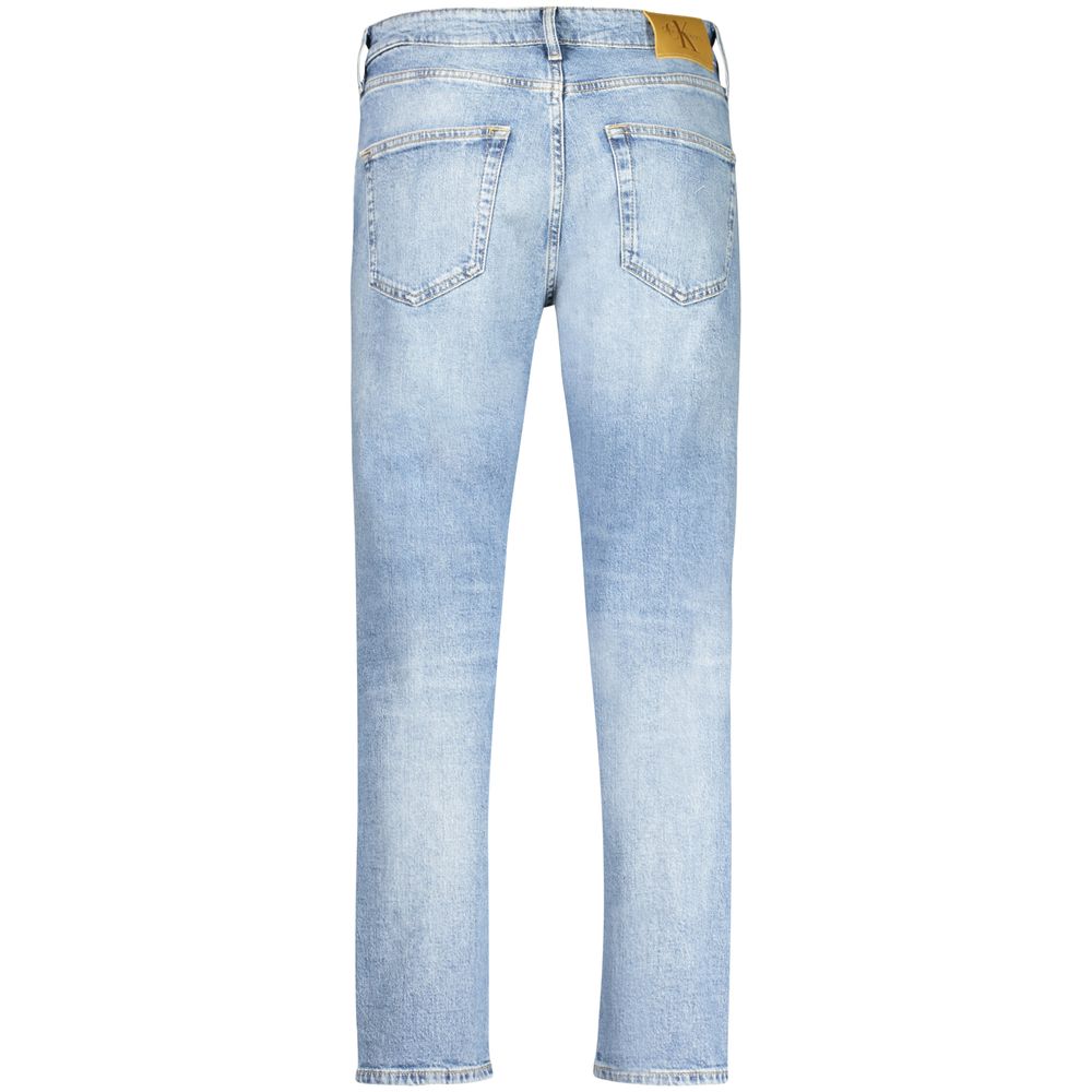 Calvin Klein Blue Cotton Men Jeans - Image 2