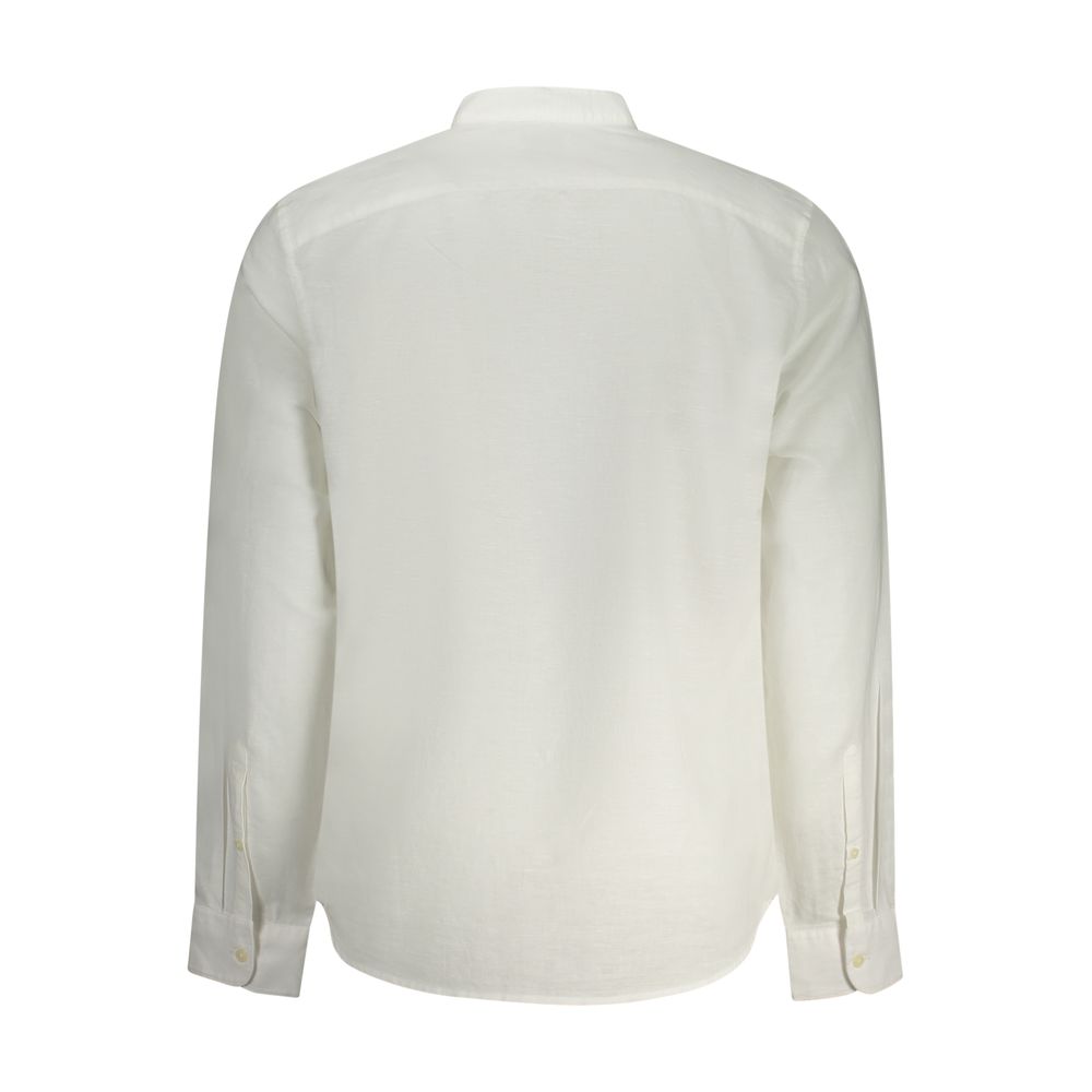Timberland White Linen Men's Shirt - Image 2