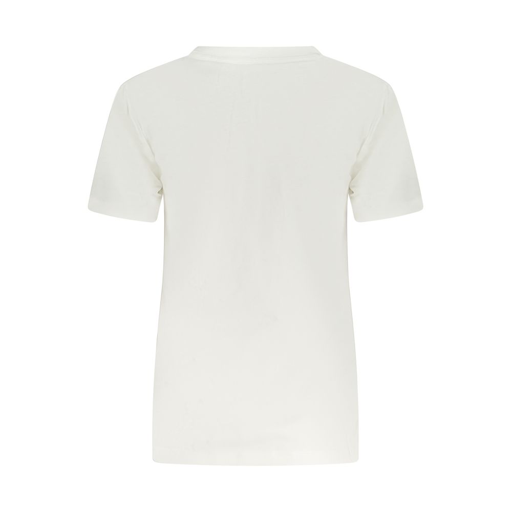 Converse White Cotton Women T-Shirt - Image 2