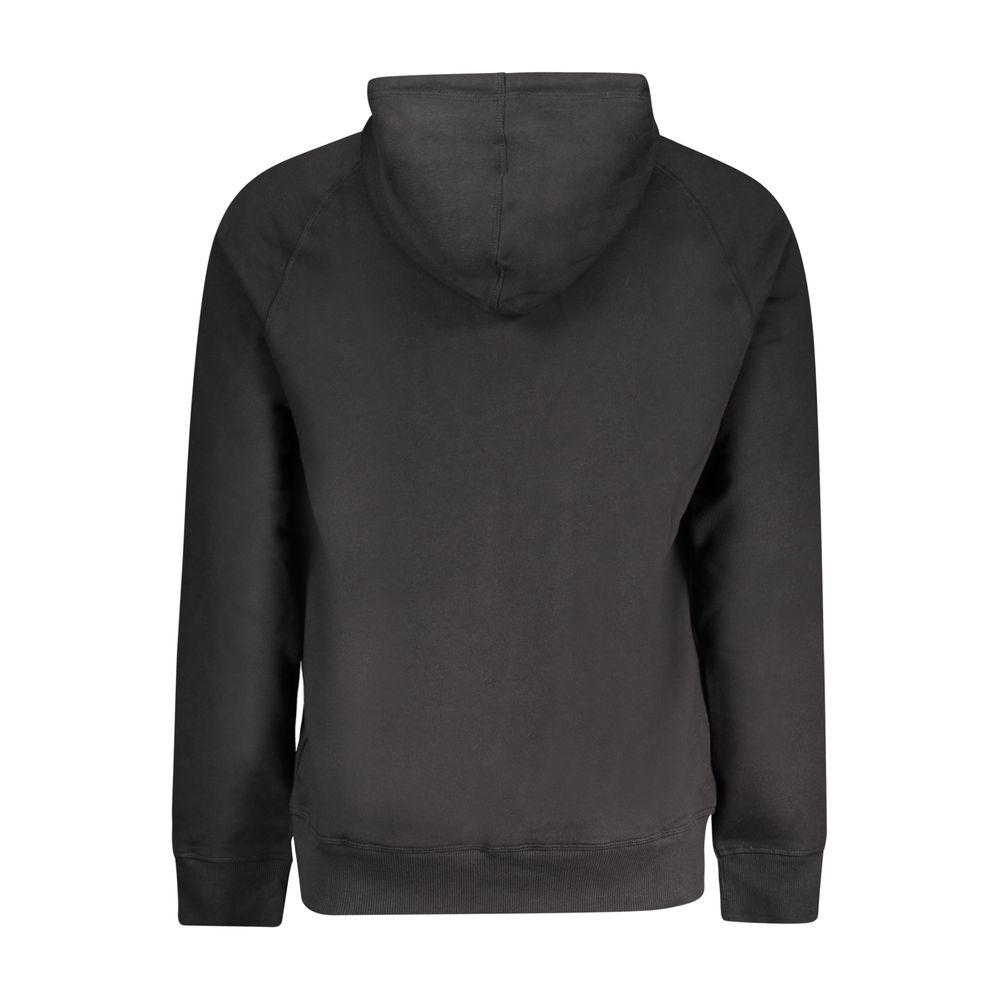 Timberland Black Cotton Men Sweater with Central Pockets and Zip - Image 2