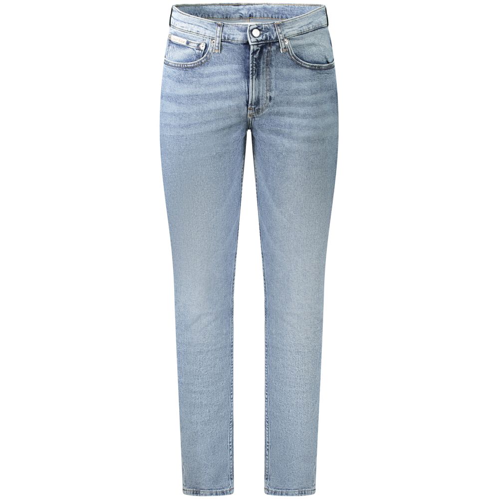 Calvin Klein Azzurro Cotton Mens Jeans