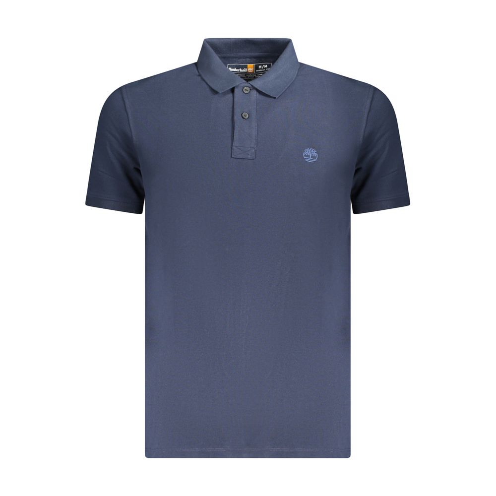Timberland Blu Cotton Mens Polo