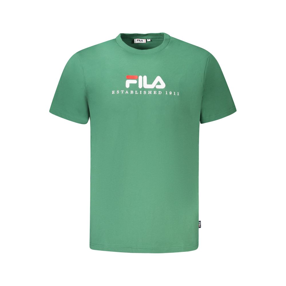 Fila Verde Cotton Unisex T-Shirt