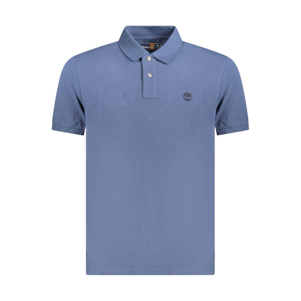 Timberland Blue Cotton Men Polo
