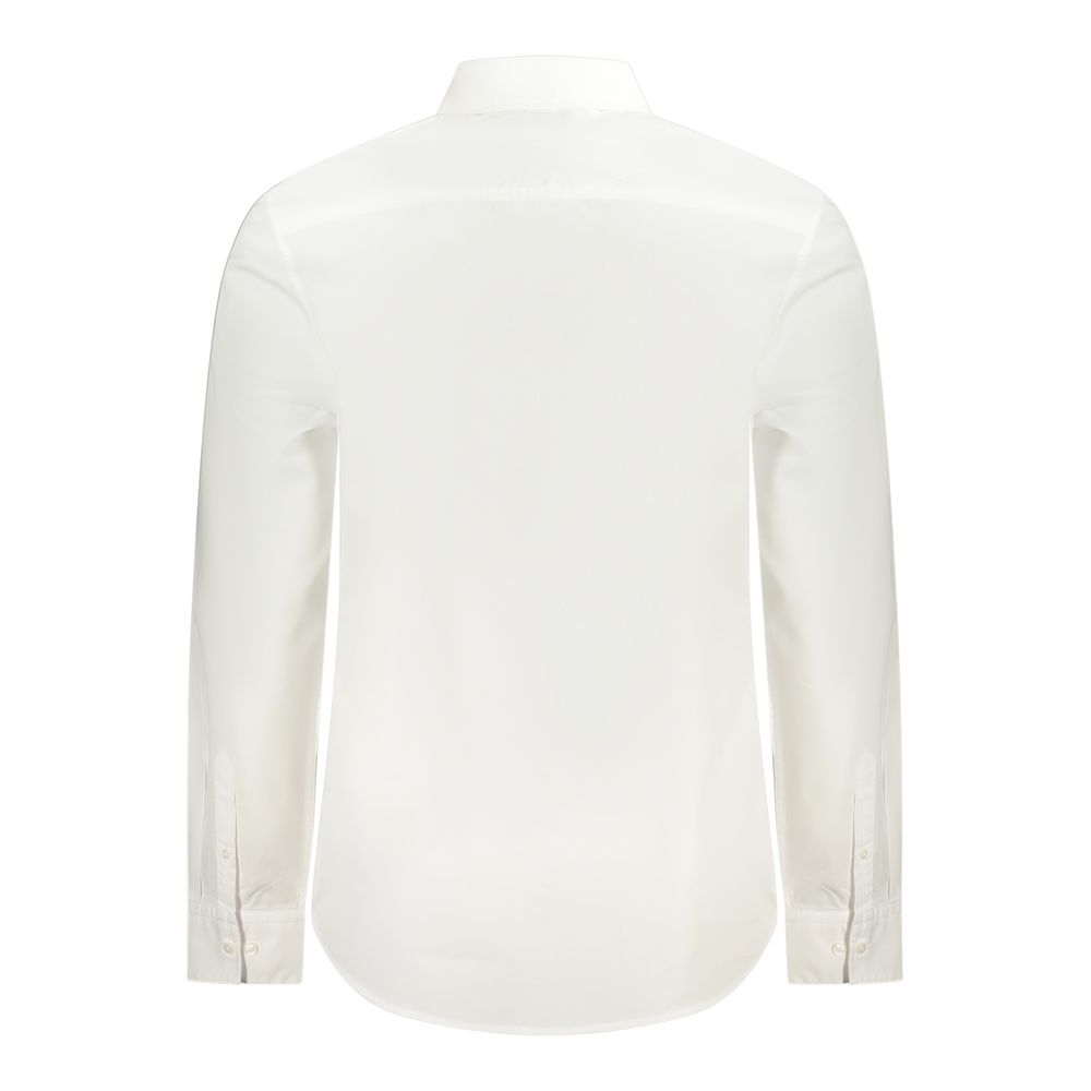 Calvin Klein White Organic Cotton Men's Shirt - Image 2