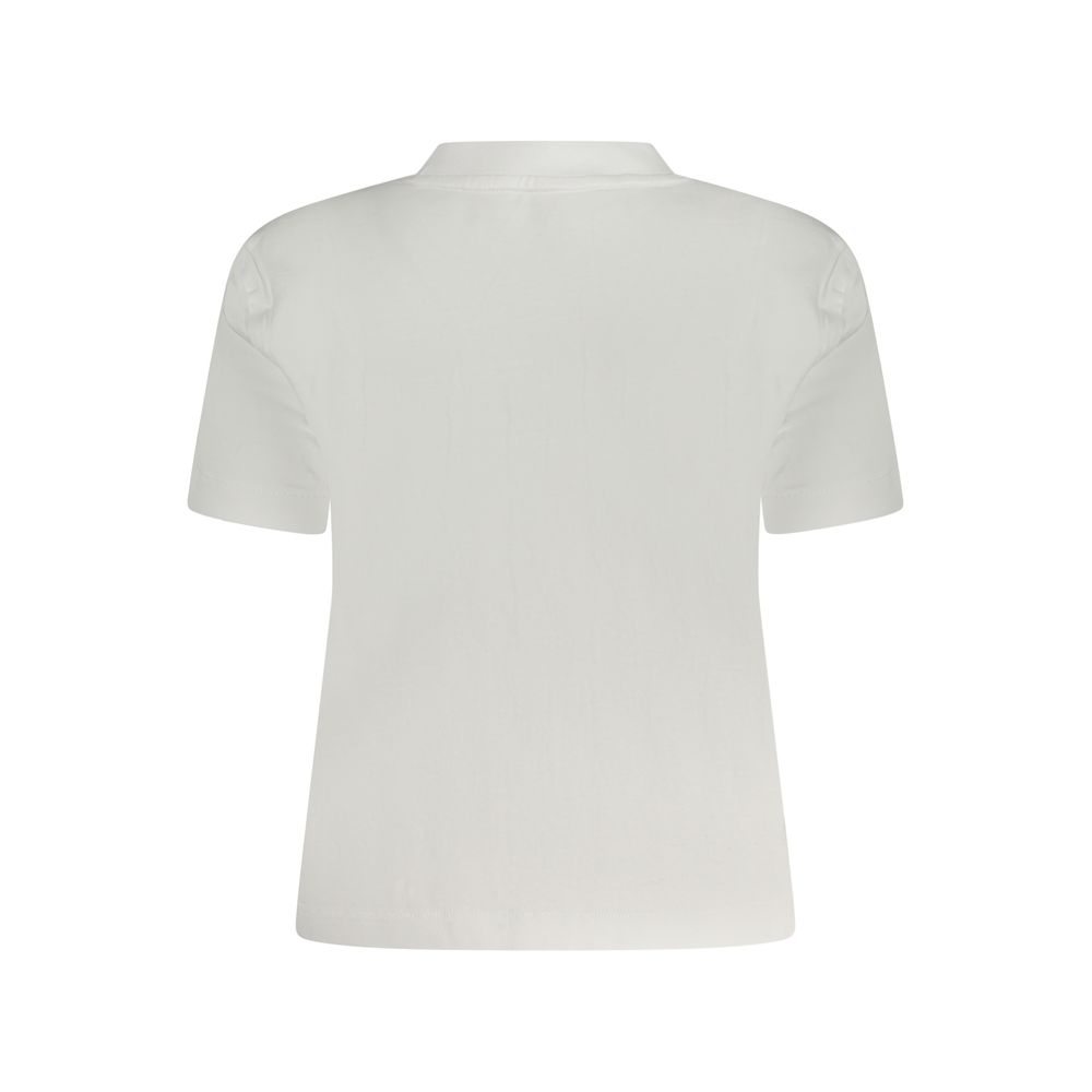 Calvin Klein White Cotton Women T-Shirt - Image 2