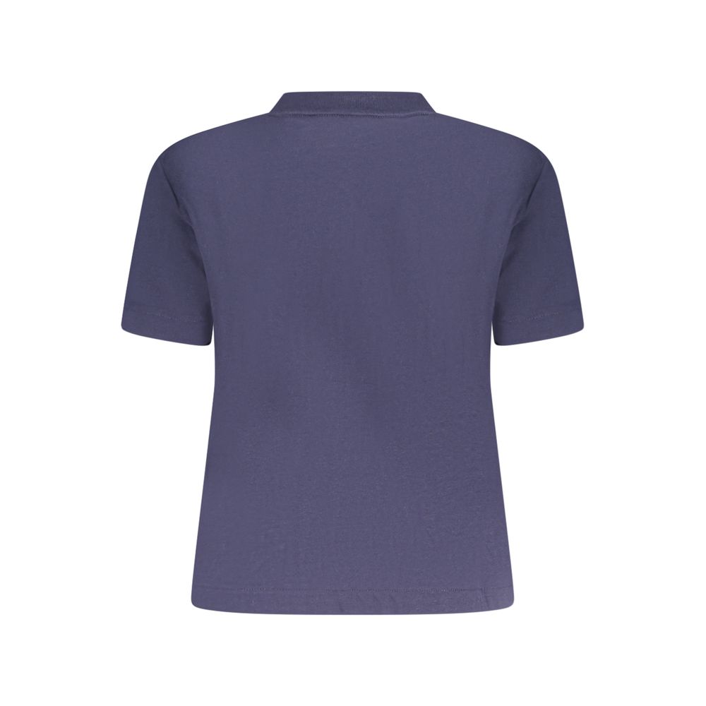 Calvin Klein Blue Cotton Women T-Shirt - Image 2