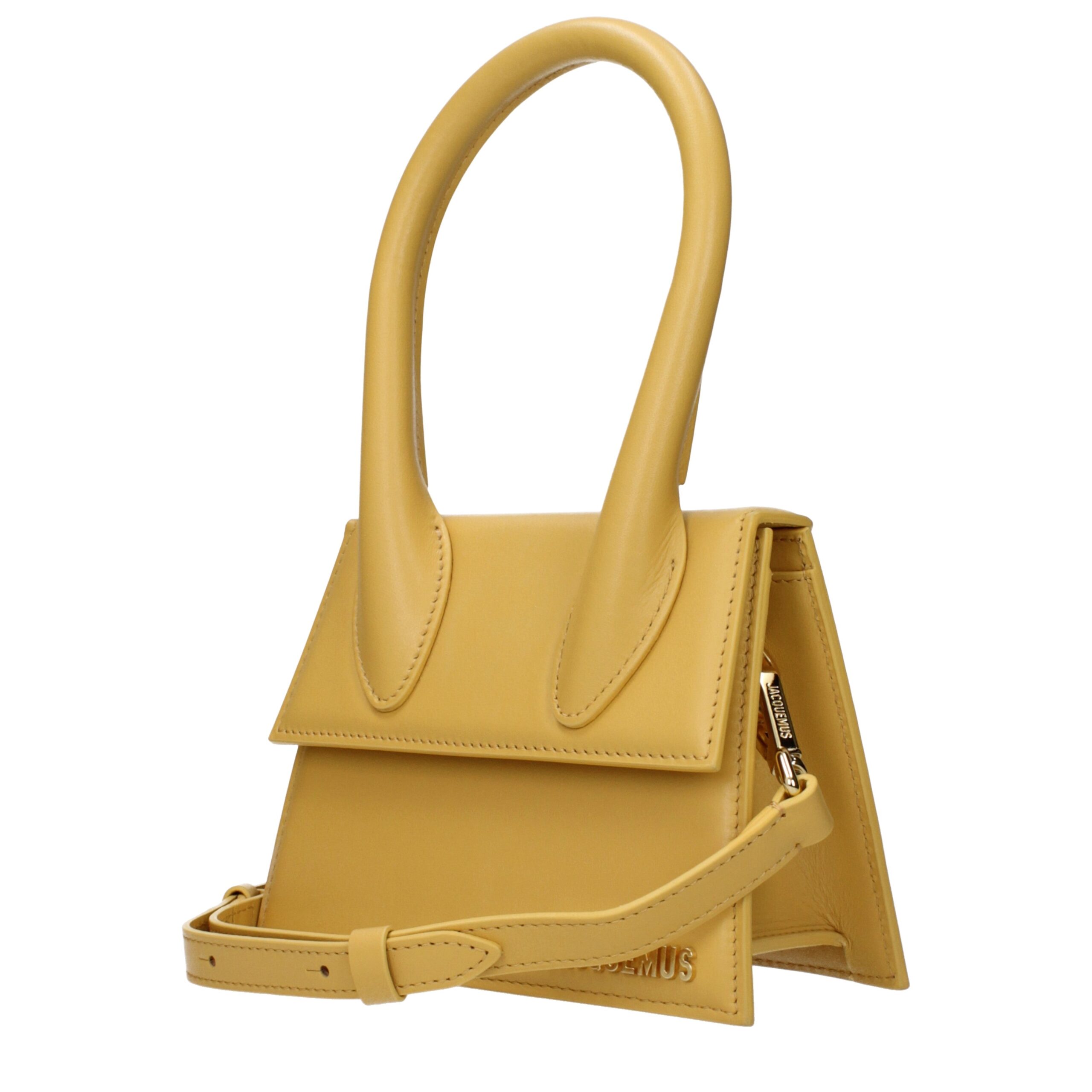 Jacquemus Yellow Leather Handbag - Image 2